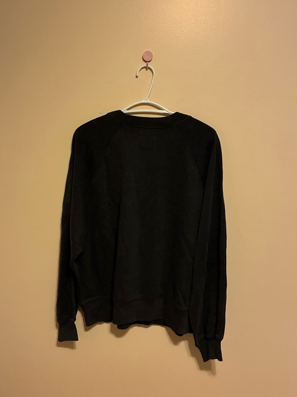NWT Abercrombie & Fitch Soft Essentials Garment Dyed Sweatshirt in Charcoal L - Picture 7 of 7